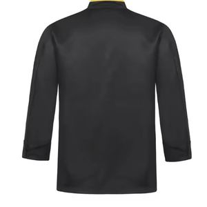 La mejor calidad transpirable Chef uniforme Hotel cocina uniforme Unisex manga larga cocina restaurante Bar Hotel uniformes - Product Image 6