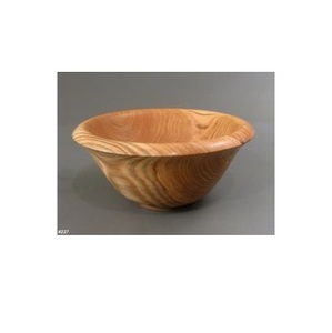 Bol de service de mariage en bois artisanal de qualité supérieure, logo personnalisé, design moderne pour salades, fruits, service mobile - Product Image 2