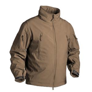 Men's Casual Softshell <b>Jacket</b> <b>with</b> <b>Fleece</b> <b>Lining</b> Hooded Design Windproof & Breathable Fabric Finished Processing - Product Image 2