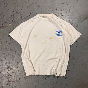 Camiseta Moderna con Parches Desgastados para Hombre, Camiseta Informal con Estampado de Patchwork, Camiseta de Moda de Algodón Suave - Product Image 1