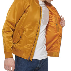 2026 Custom Design Men's Casual Bomber Jacket Waterproof and Windproof Long Sleeve for Fall Winter OEM ODM Plus Size Option - Product Image 3