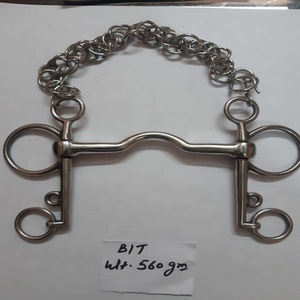 Fuerte Caballo Fabricante India Kanpur's Venta en línea Caballo ecuestre Bit Pessoa Incluyendo cuero Anillo suelto Snaffles Gags - Product Image 3
