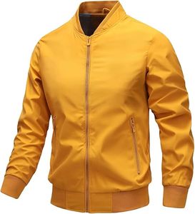 Chaqueta Universitaria Vintage de Béisbol para Hombre con Mangas de Cuero y Cuerpo de Lana Suave, Perfecta para la Moda Urbana de Invierno - Product Image 1