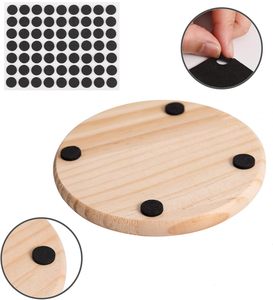 Organic Wooden <b>Coaster</b> Set For Tea And Coffee Table Heat Resistant Natural Wood <b>Drink</b> <b>Coasters</b> For Home Kitchen And Party - Product Image 5