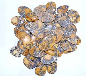 Maligano Jasper Cabochon หินควอตซ์แบบหลวมรูปร่างผสมจากธรรมชาติคุณภาพสูงสำหรับการทำเครื่องประดับ - Product Image 3