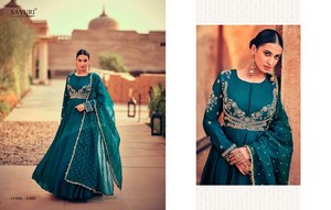 Este Diwali Festive Wear Heavy Quality Multi Coding Work Longitud del piso Fancy Salwar con juego de Dupatta a juego a un costo asequible - Product Image 6