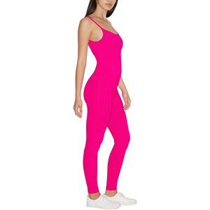 Custom Made Breathable Gym Yoga <b>Jumpsuit</b> <b>for</b> <b>Women</b> soft Sustainable Street Wear Sports with Solid Pattern OEM Service Available - Product Image 5
