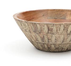 ชามไม้ตกแต่งลายไม้แบบปะติด งานแฮนด์เมด ให้ความรู้สึกอบอุ่น ทนทาน ใช้งานได้จริง เป็นงานศิลปะสำหรับตกแต่งบ้าน - Product Image 4