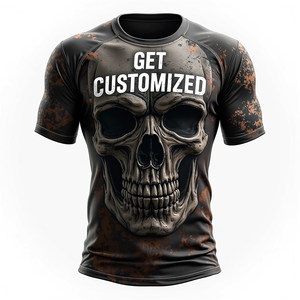 Protector de sarpullido MMA personalizado para mayor comodidad con mangas cortas completas y kimono de Jiu Jitsu de rendimiento de alta calidad - Product Image 6