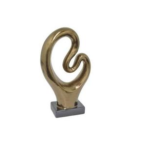 Sculpture en aluminium de grande qualité pour la décoration de mariage, les coins d'art et les intérieurs d'hôtel, style de bureau, sculpture de figurine - Product Image 1