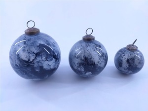 การออกแบบใหม่ที่มีสีสันลูกบอลแก้วทาสีเครื่องประดับเทศกาลคริสต์มาสตกแต่งสําหรับเครื่องประดับต้นไม้และลูกบอล - Product Image 5