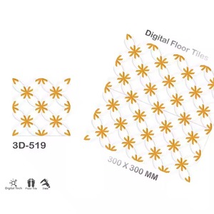 Revêtement de sol en céramique 3D Surface brillante rectifiée 12x12 16x16 30x30 40x40 300x300 Carreaux de sol antidérapants Producteur en gros - Product Image 2