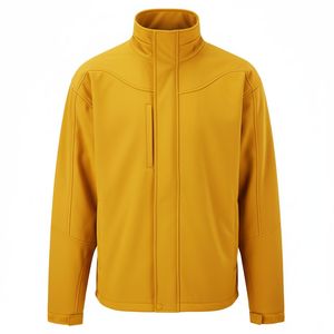 Chaquetas Softshell Personalizadas al por Mayor con Logotipo Propio, Chaqueta Cortavientos con Cuello Alto para Hombre, Abrigo de Trabajo para Exteriores - Product Image 3
