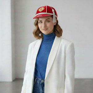 2025 Golden Crown Tassel Rugby Cap Bordado 3D Tela transpirable Trenza dorada Honores Uniforme Gorras-Colores personalizables Tamaños - Product Image 2