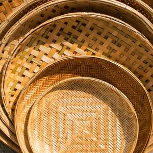 Bandejas de bambú de alta calidad de Vietnam a granel para los mercados de procesamiento, almacenamiento y decoración de alimentos - Product Image 4