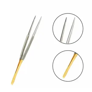 Micro fórceis para sutura cirurgia/tesoura/suporte de agulha curvada/tc aço inoxidável