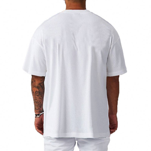 T-shirts pour hommes à col rond OEM 100% coton | T-shirt à manches courtes imprimé personnalisé motif lettre peigné Logo personnalisé couleur vente en gros - Product Image 3