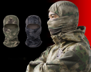 Masque de ski extérieur en maille de camouflage avec logo personnalisé pour casque de moto et cyclisme - Product Image 4