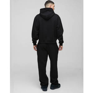 Conjunto Deportivo de Dos Piezas para Hombre, Pantalones Acampanados y Sudadera con Capucha, Estampado de Alta Calidad, Talla XL, Felpa - Product Image 2