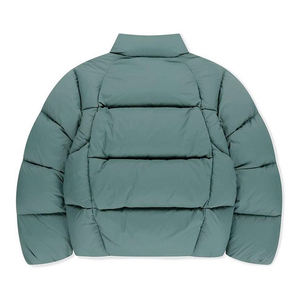 Blouson d'hiver matelassé vintage surdimensionné personnalisé 2026 pour homme, en polyester imperméable, rembourré, avec logo sur le devant - Product Image 2