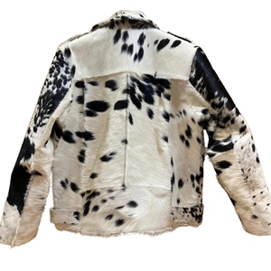 Vestes pour femmes en cuir véritable moderne avec perles et toile imperméable et respirant coupe confortable pour les voyages décontractés quotidiens - Product Image 6