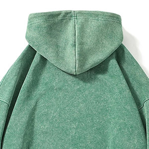 Dernier design de sweats à capuche unis à effet délavé, fabriqués sur mesure au Pakistan, style urbain, vêtements d'hiver, techniques de haute qualité, col à capuche uni - Product Image 4