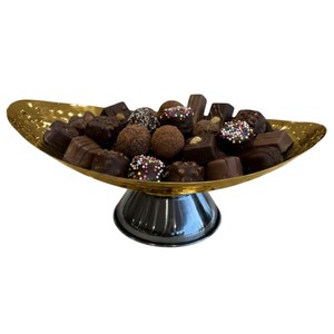 Tazón de Chocolate Lujoso, Clásico, de Metal Martillado, en Forma de Barco, para Servir, Recuerdos de Boda, Fiestas, Regalos y Decoración del Hogar - Product Image 3