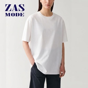 Nueva Llegada, Camiseta Básica Informal con Cuello Redondo y Logotipo Personalizado para Mujer, Camiseta Holgada de Manga Corta, Ecológica, de Secado Rápido, para Verano - Product Image 1