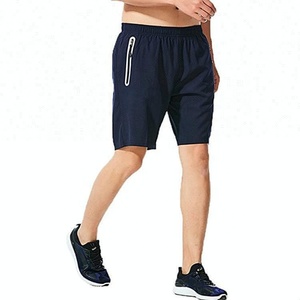 กางเกงขาสั้นออกกำลังกายผ้าสแปนเด็กซ์ขนาด 7 นิ้ว ขายส่ง กางเกงฟิตเนสตาข่ายสำหรับผู้ชาย มีกระเป๋า กางเกงยิมไซส์ใหญ่สำหรับผู้ชาย - Product Image 6