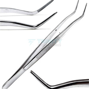 Pinzas para Apósitos Médicas de Calidad Estándar, Punta Recta Dentada, Instrumentos Quirúrgicos - Product Image 6