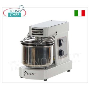 Mélangeur spirale électrique 6 kg, bol 7 L, 260x540x390h, automatique pour boulangerie, restaurant, hôtels, moulin à farine - Neuf, moteur électrique - Product Image 2