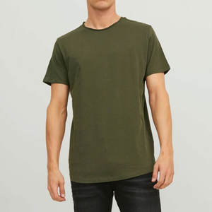 T-shirt uni lourd avec broderie d'impression personnalisée 100% coton prix de gros t-shirts unisexe - Product Image 6