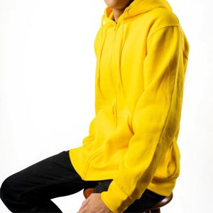 Sweat à capuche surdimensionné à fermeture éclair intégrale-Doux, confortable et parfait pour superposer des tenues décontractées par temps froid - Product Image 2