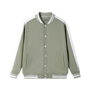 OEM Custom High Quality Lightweight Winter Letterman Bomber Jacket for Men Premium Canvas Hip Hop Men's Wool Lettermen Outdoor - Product Image 4