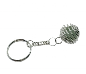 Porte-clés de guérison en pierre naturelle, vente en gros, cristaux de pierre aventurine verte, pierre précieuse ronde, soin, vente en gros - Product Image 1