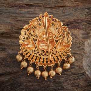 Broche de cristal antiguo 181426 de latón chapado con diseño de insecto, corazón y números, broches para regalo de boda, fiesta, con bonito diamante de pera - Product Image 3