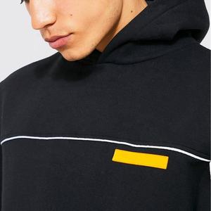 OEM sweat à capuche en éponge française à sublimation personnalisée streetwear en coton sweat à capuche surdimensionné sweatshirts à capuche lourds pour hommes - Product Image 3