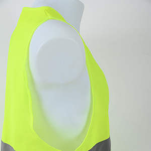 Vêtement de travail haute visibilité, veste de sécurité sans manches avec bande réfléchissante pour les travailleurs du bâtiment et les travailleurs en extérieur - Product Image 5