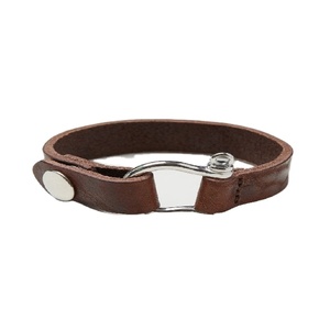 Pulsera de cuentas de hoja de cáñamo, adorno Popular, cuerda de cuero tejida a mano, nuevo diseño, venta al por mayor - Product Image 2