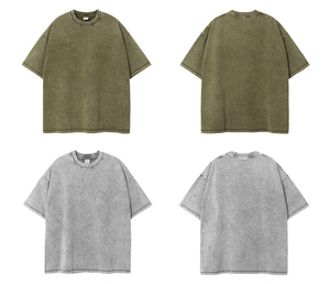 ราคาโรงงานพิมพ์โลโก้ผ้าฝ้าย 100% เสื้อยืดที่กําหนดเองพิมพ์เสื้อยืดขนาดใหญ่ 300 GSM - Product Image 3