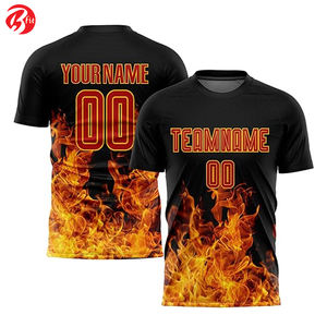 Conjunto completo de uniformes de impresión por sublimación para adultos, camisetas y camisetas de corte automatizado, ropa de fútbol, camisetas de fútbol - Product Image 2