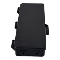 Kit de Conexión para Cable de Fibra Óptica FTTH, Caja Protectora ABS de 1 Entrada y 2 Salidas, Caja de Fusión de Ramificación, Impermeable, para Conexiones de LAN Inalámbricas