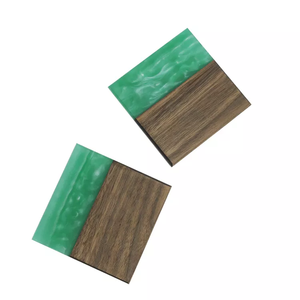 Nouveauté 2024 sous-verres absorbants vierges par sublimation sur mesure sous-verres à thé en bois et résine tapis et tampons fournitures de cuisine - Product Image 4