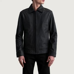 Veste en cuir de moto d'hiver sur mesure OEM avec logo frontal, respirante et coupe-vent, veste tendance pour homme, best-seller - Product Image 3