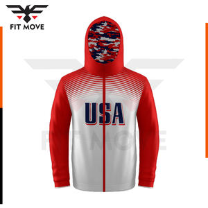 Customizable 2024 <b>Full</b> <b>Zip</b> <b>Hoodie</b> for Men XS Size Embroidered Print Pattern OEM Service Blank <b>Hoodie</b> with <b>Zip</b> - Product Image 2