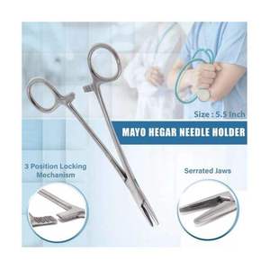 Juego de 13 Piezas de Instrumentos Médicos Manuales de Acero Inoxidable para Estudiantes, Pinzas, Tijeras, Portaagujas, Kit de Sutura, Pentax Medic Surgical - Product Image 4