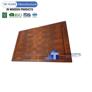 Planches à découper en bois de teck de haute qualité pour ustensiles de cuisine et restaurants en gros du Vietnam - Product Image 4