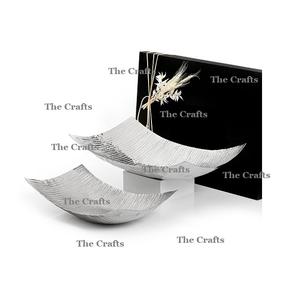 Bols décoratifs en acier inoxydable avec support en aluminium, taille et forme personnalisées, bols à nourriture à prix raisonnable - Product Image 4