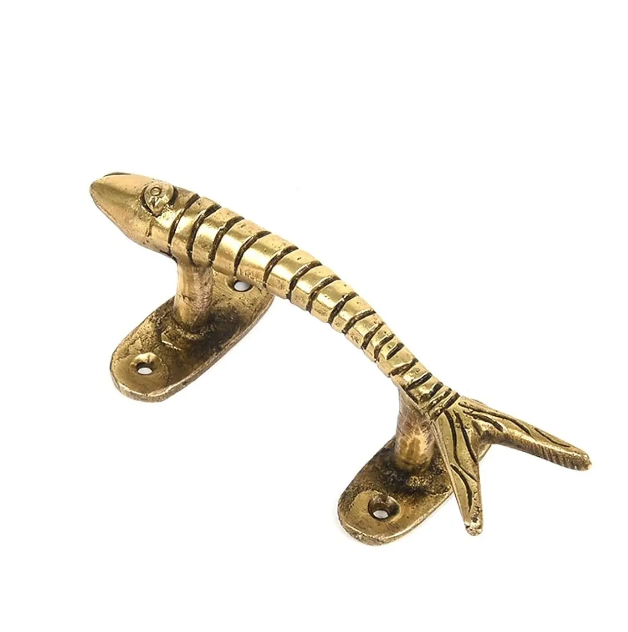 Brass Fish Shaped Thiết kế kim loại khóa cửa xử lý với New tiêu chuẩn cao chất lượng và thiết kế trang trí cửa xử lý