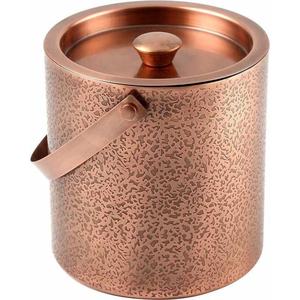 Double Wall Stainless Steel <b>Metal</b> Ice Bucket with Lid Handle <b>Tongs</b> & Double Walled Insulation for Ultimate Beverage Chilling - Product Image 3